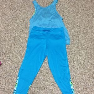 Girls exercise outfit